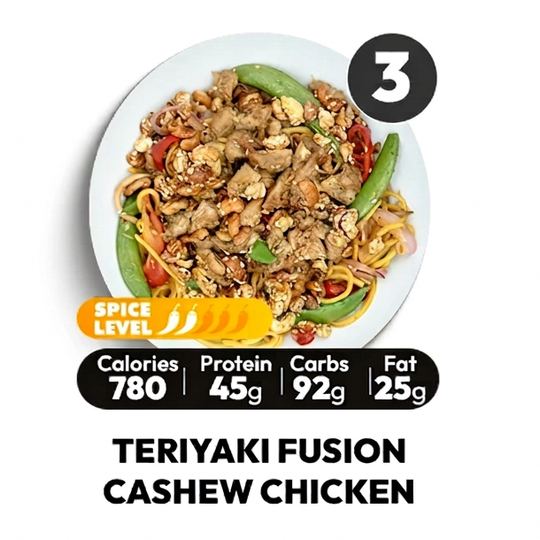 Teriyaki Fusion Cashew Chicken without description